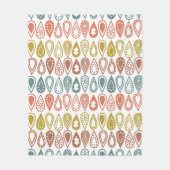 ボホ線 フリースブランケット (正面)