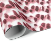 ボホ織りテクスチフェイクャ – 赤 ラッピングペーパー (ロールコーナー)