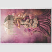 ボホ美しいポートレートパラソル&フローラアート 薄葉紙 (正面)