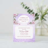 ボホ美しい!ブリデスメイドランチョンフラット招待状 招待状 (スタンド正面)