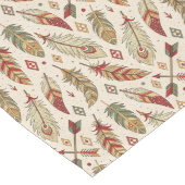 ボホ羽インスパイア矢列ランナーアクセント ロングテーブルランナー (コーナー)