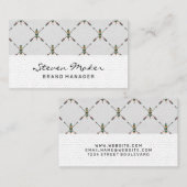 ボホ羽パターン |ドットパターン 名刺 (正面/裏面)