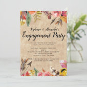 ボホ羽素朴矢結婚花 招待状 (スタンド正面)