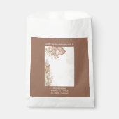 ボホ自然パステル&洗練さ結婚れた フェイバーバッグ (正面)