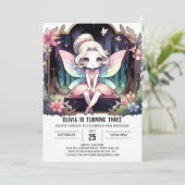 ボホ自然フェアリー誕生日 招待状 (スタンド正面)