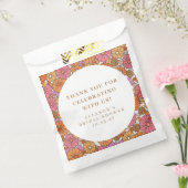 ボホ自然フローラブライダルシャワーカスタムサンキュー フェイバーバッグ (封をした状態)