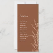 ボホ自然ボタニカルエレガントアイボリーテーブルプラン (正面)