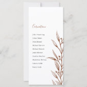 ボホ自然ボタニカルエレガントアイボリーテーブルプラン (正面)