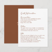 ボホ自然ボタニカルエレガントアイボリー エンクロージャーカード (正面/裏面)