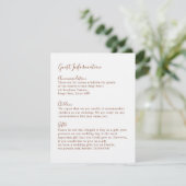 ボホ自然ボタニカルエレガントアイボリー エンクロージャーカード (スタンド正面)