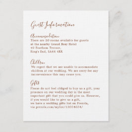 ボホ自然ボタニカルエレガントアイボリー エンクロージャーカード