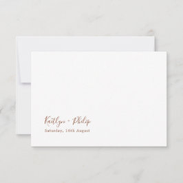 ボホ自然ボタニカルエレガントアイボリー サンキューカード