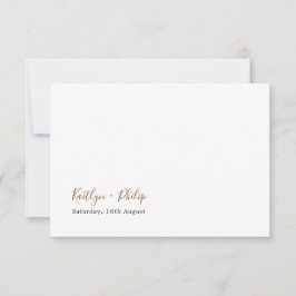 ボホ自然ボタニカルエレガントアイボリー サンキューカード