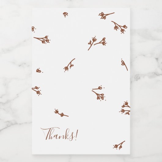 ボホ自然ボタニカルエレガントアイボリー フードラベル (シングルラベル)