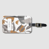 ボホ自然ボタニカルフローラ ラゲッジタグ (正面横)