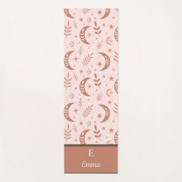 ボホ自然ムーン模様モノグラム ヨガマット