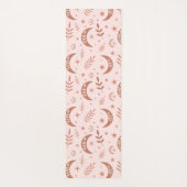 ボホ自然ムーン模様モノグラム ヨガマット (裏面)