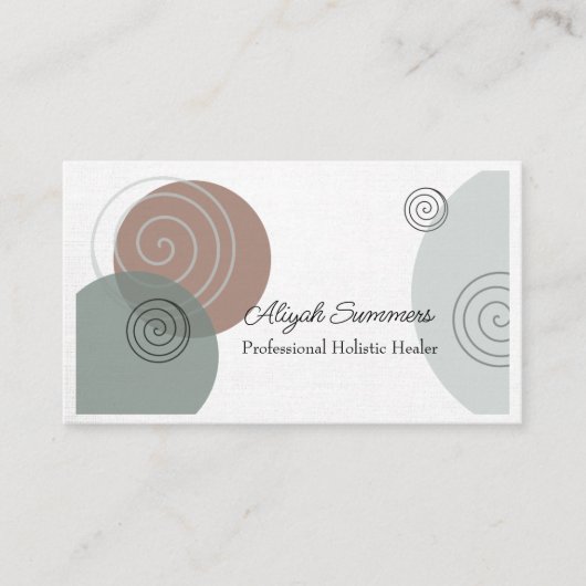 ボホ自然瞑想と癒しの名刺 名刺 (正面)