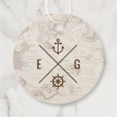 ボホ航海のー行き先結婚式 フェイバータグ (正面)