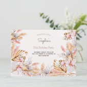ボホ花大人招誕生日 招待状 (スタンド正面)