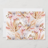 ボホ花大人招誕生日 招待状 (裏面)