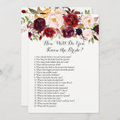 ボホ花嫁のことをどれくらい知ってる？ (正面/裏面)