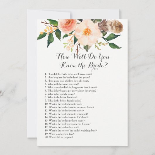 ボホ花嫁のことをどれくらい知ってる？ (正面)