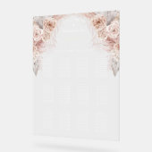 ボホ花洗礼着座図 アクリルサイン (傾斜)