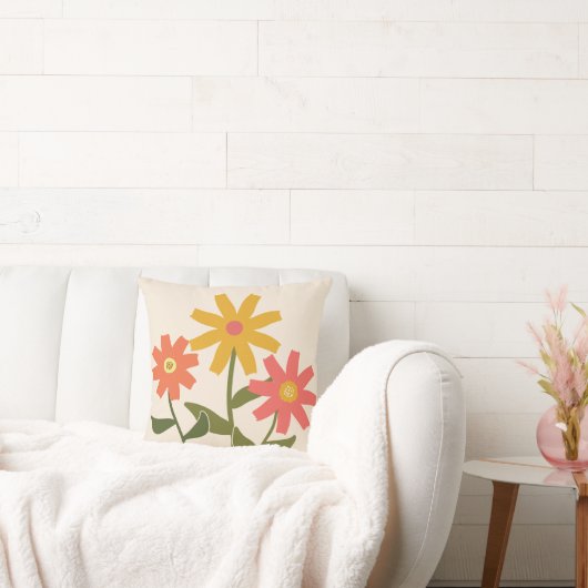 ボホ花 クッション (ソファ)