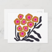 ボホ花 ポストカード (正面/裏面)