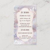 ボホ芸術的ファッションブティック名刺 名刺 (裏面)