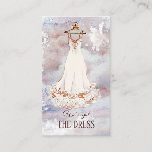 ボホ芸術的ファッションブティック名刺 名刺 (正面)