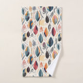 ボホ葉シエナ バスタオルセット (ハンドタオル)