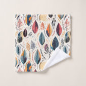 ボホ葉シエナ バスタオルセット (ウォッシュタオル)