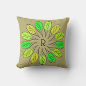 ボホ葉 クッション (正面)