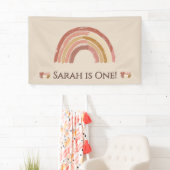 ボホ虹の誕生日バナー 横断幕 (インサイチュ)