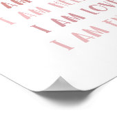 ボホ言論ミニマリスト子供引用文芸術 ポスター (角)