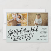 ボホ賛美バードファミリー写真クリスマス (正面)