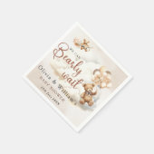 ボホ赤ちゃんシャワー男女兼用を心待ち スタンダードカクテルナプキン (角)