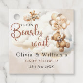 ボホ赤ちゃんシャワー男女兼用を心待ち フェイバータグ (正面)