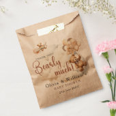 ボホ赤ちゃんシャワー男女兼用を心待ち フェイバーバッグ (封をした状態)