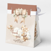 ボホ赤ちゃんシャワー男女兼用を心待ち フェイバーボックス (裏面サイド)