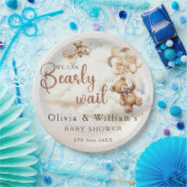 ボホ赤ちゃんシャワー男女兼用を心待ち ペーパープレート (パーティー)