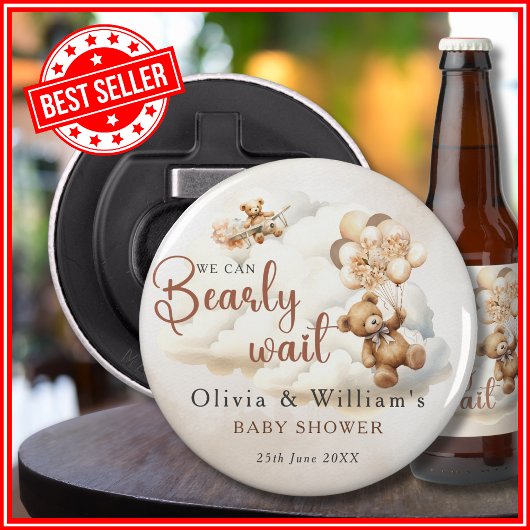 ボホ赤ちゃんシャワー男女兼用を心待ち 栓抜き