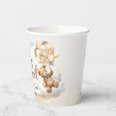 ボホ赤ちゃんシャワー男女兼用を心待ち 紙コップ (左)