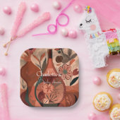 ボホ赤ちゃんシャワー ペーパープレート (パーティー)