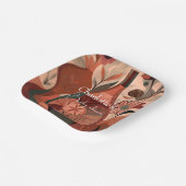 ボホ赤ちゃんシャワー ペーパープレート (傾斜あり)