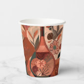 ボホ赤ちゃんシャワー 紙コップ (裏面)