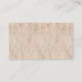 ボホ赤面ウォーターカラー結婚フローラ座席表 プレイスカード (裏面)