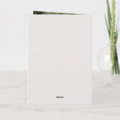 ボホ赤面ウオーターカラーフラワーパンパスグラス結婚ズ 招待状 (裏面)